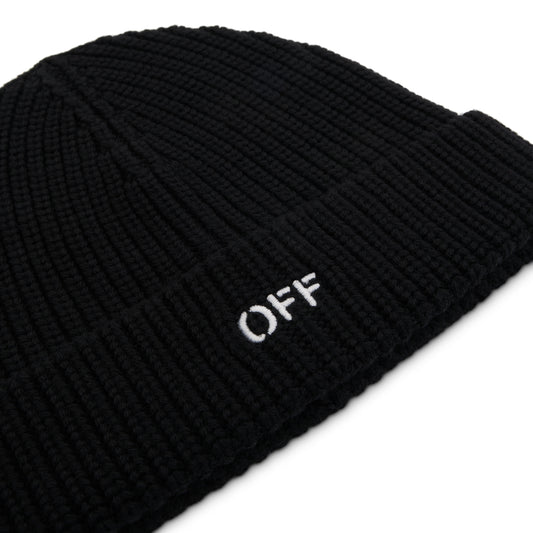 Classic Knit Beanie in Black