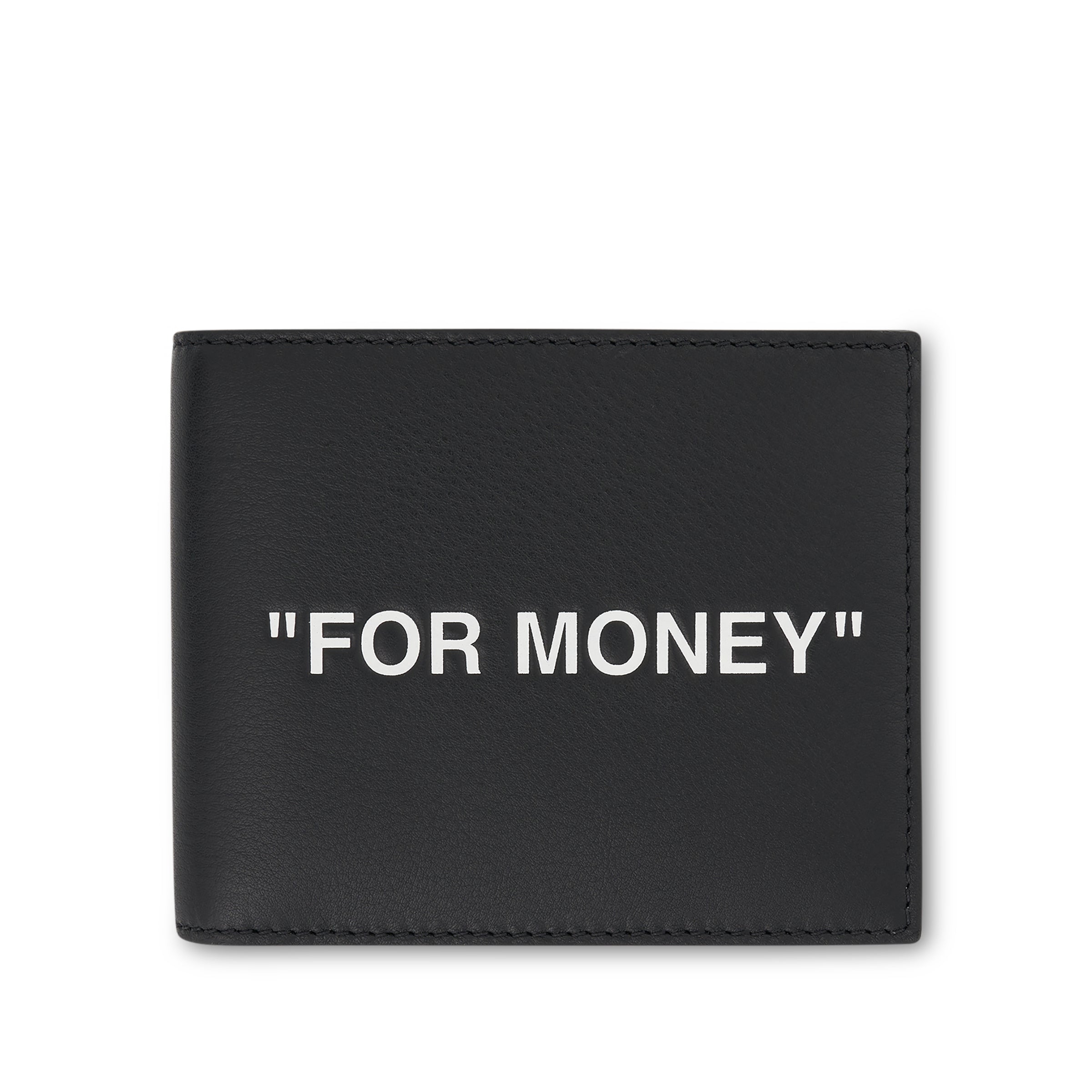 Quote Bifold Wallet in Black/White