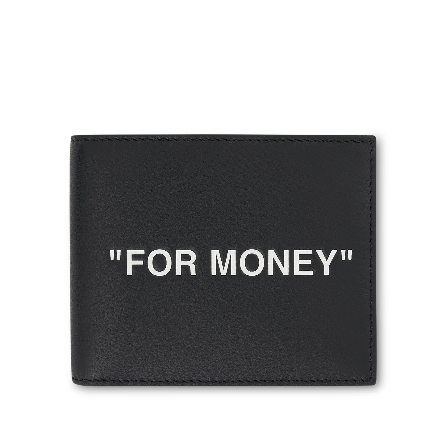 Quote Bifold Wallet in Black/White