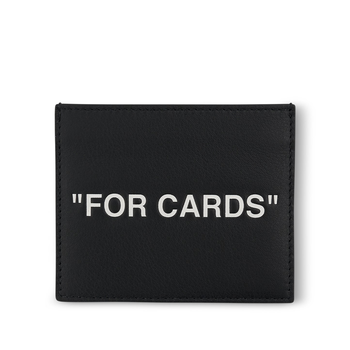 Quote Card Case in Black/White