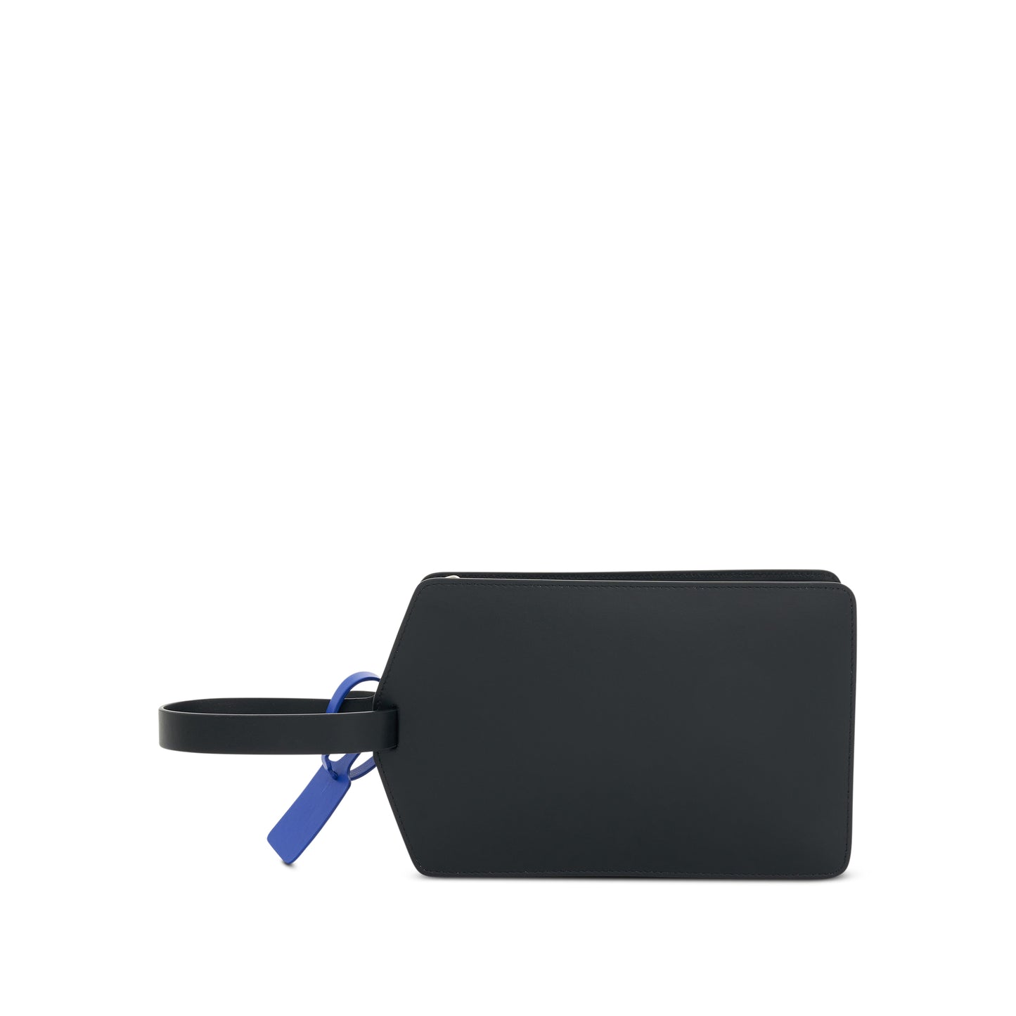 Zip Tie Medium Clutch in Black