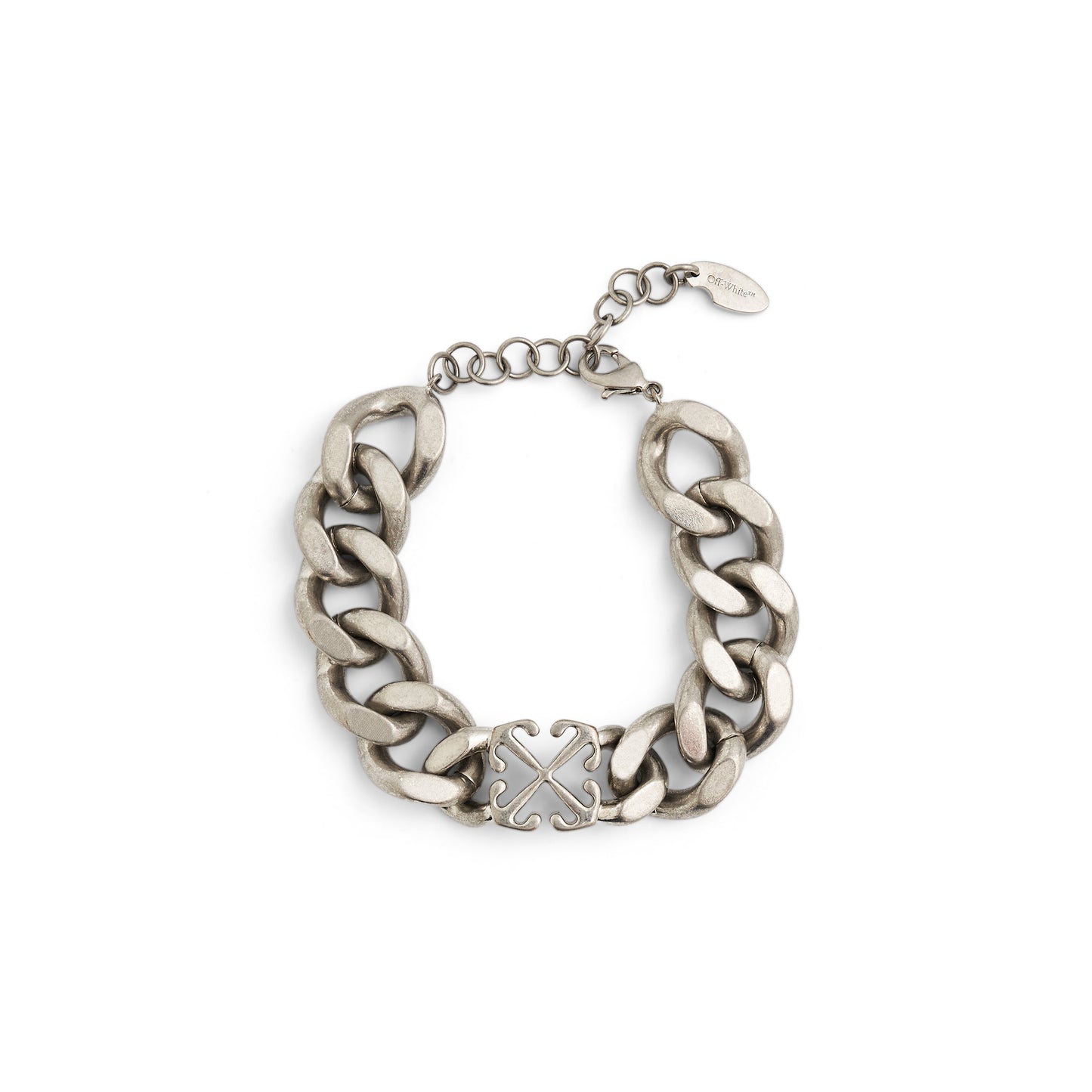 Arrow OW Chain Bracelet in Silver