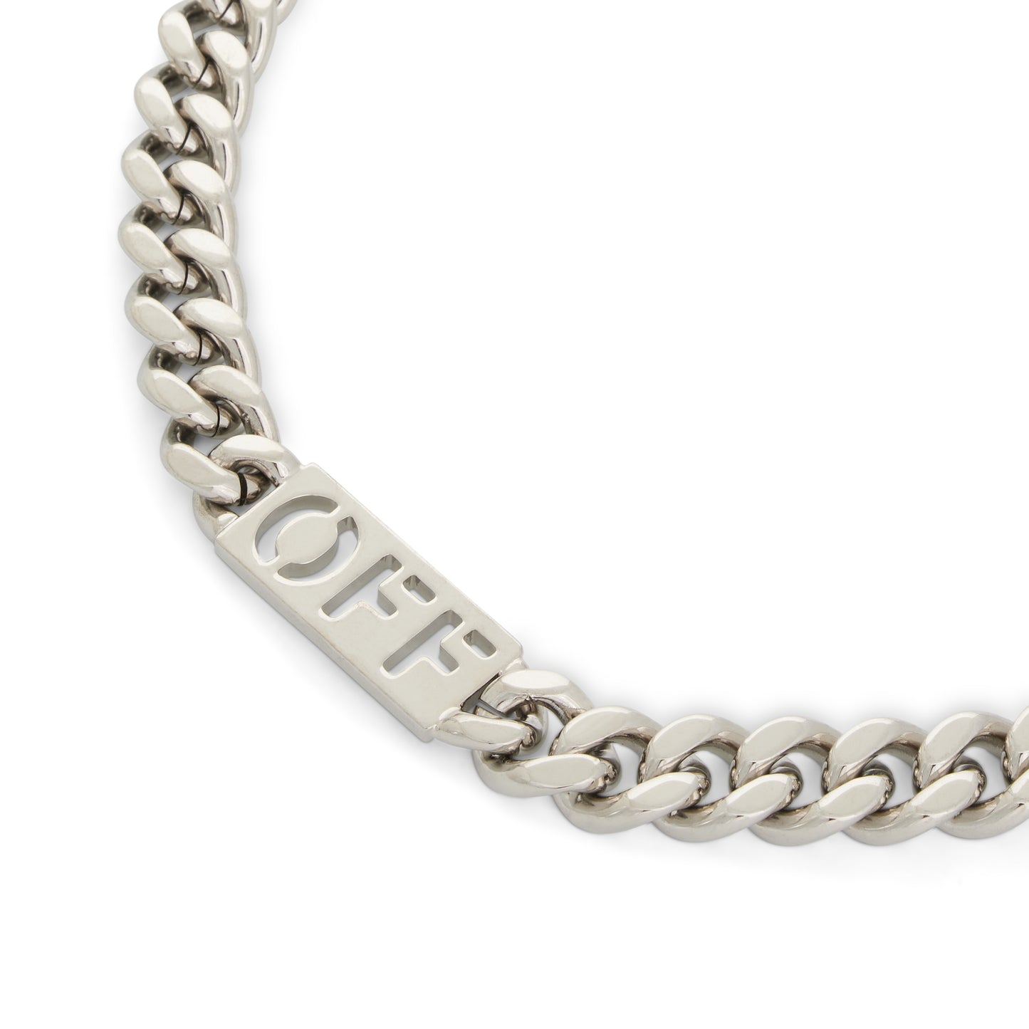 Off Chain Necklace in Silver