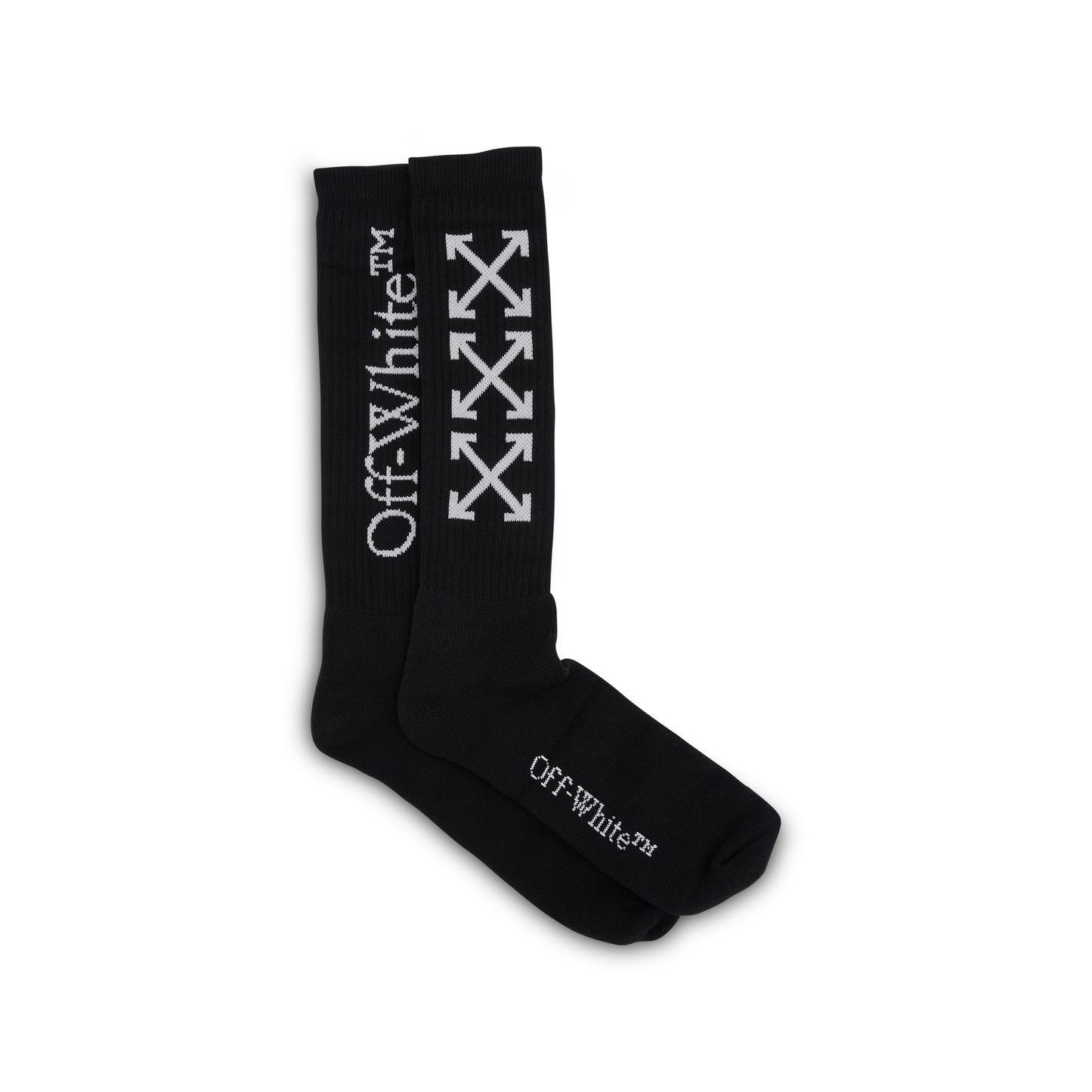 Arrow Bookish Socks in Black/White