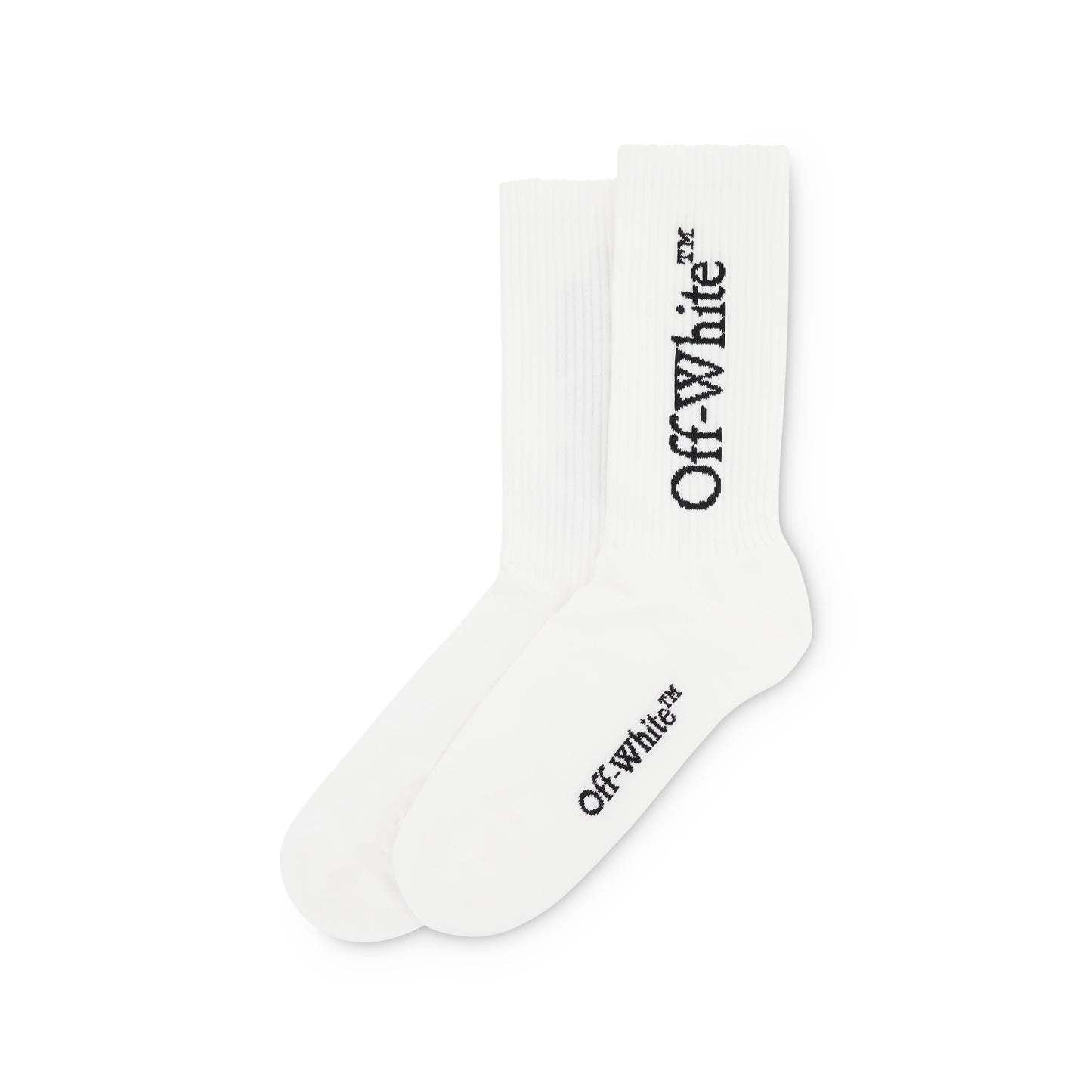 Big Logo Mid Socks in White