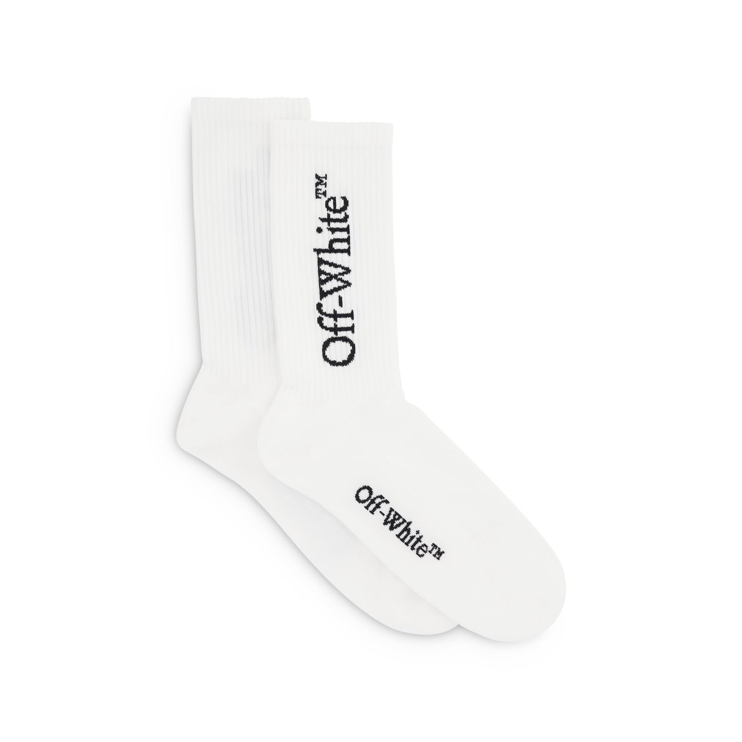 Big Logo Mid Socks in White