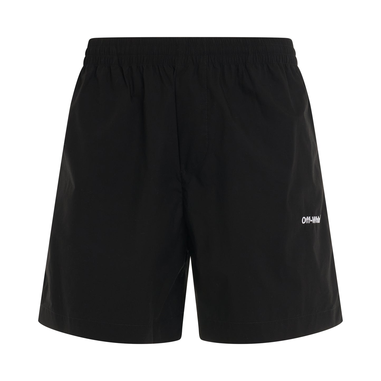 Arrow Outline Pajama Shorts in Black/White