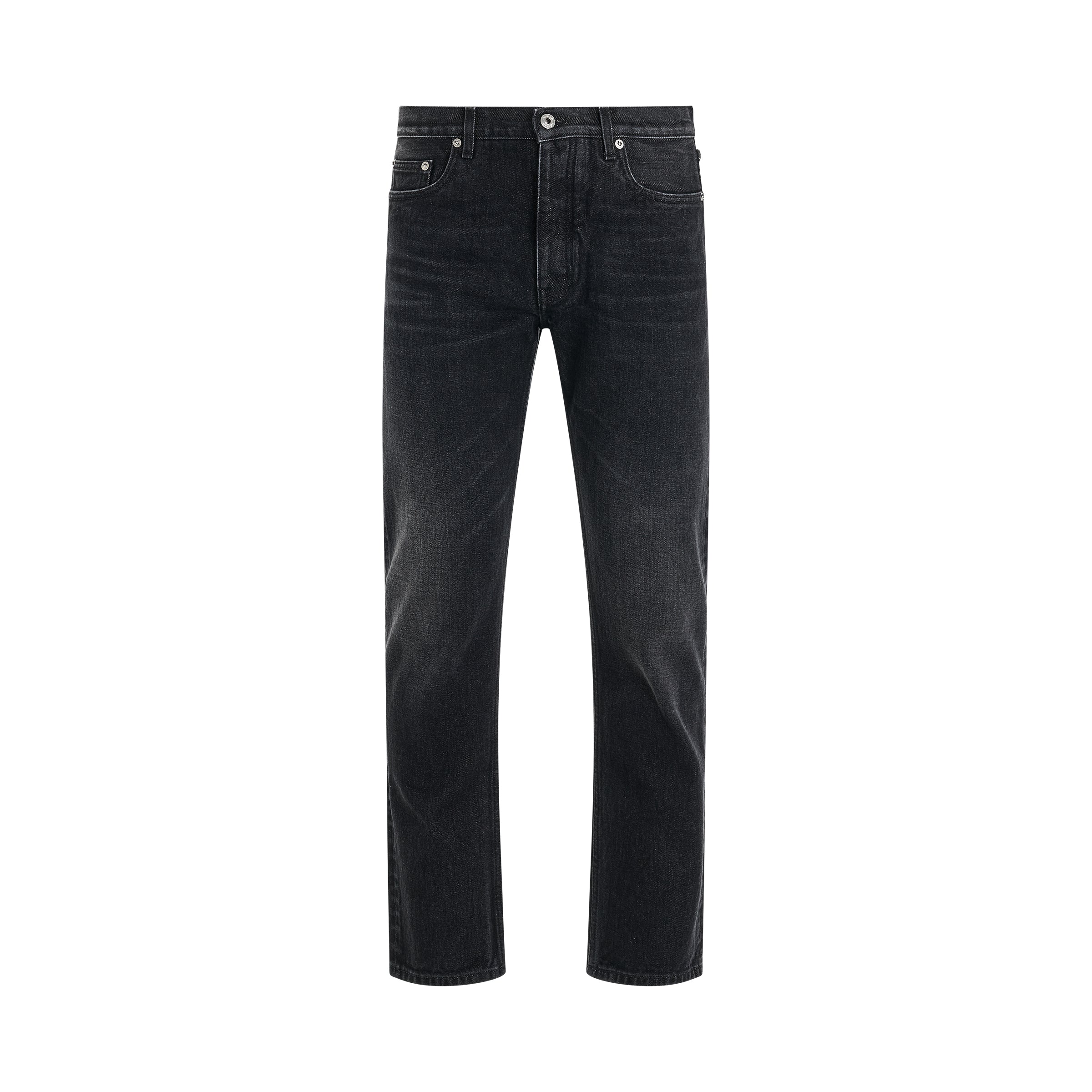 Arrow Tab Tapered Vintage Jeans in Grey