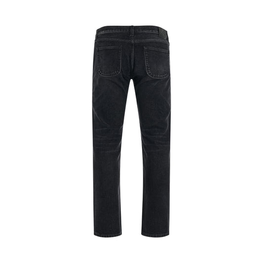 Arrow Tab Tapered Vintage Jeans in Grey