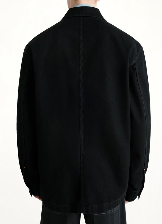 Workwear Overshirt in Black