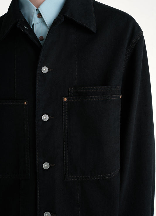 Workwear Overshirt in Black