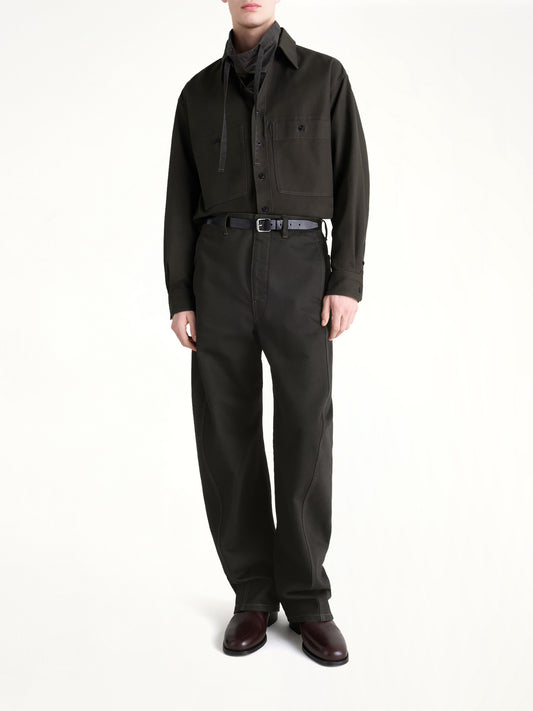 Utility Overshirt in Espresso