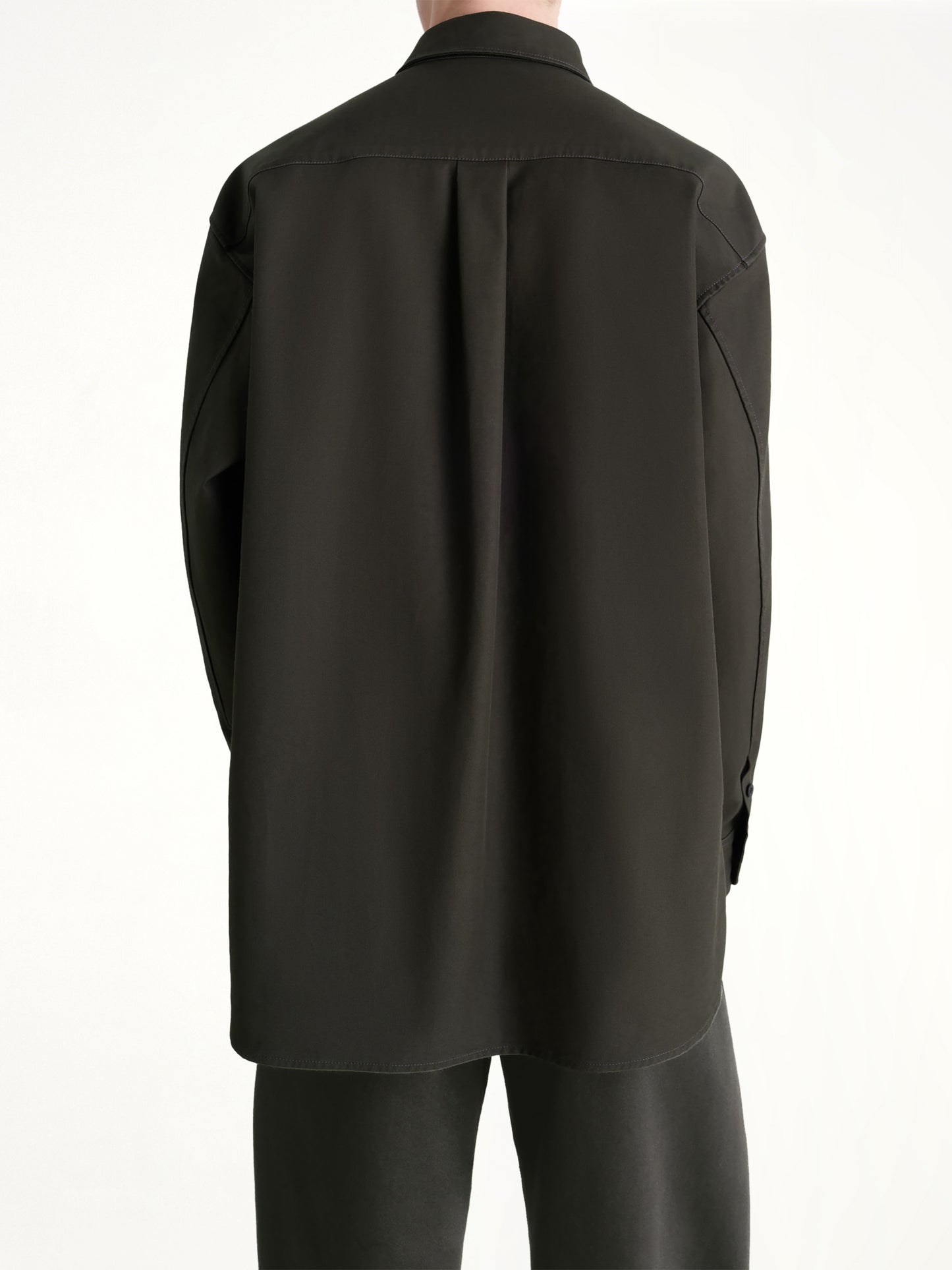 Utility Overshirt in Espresso