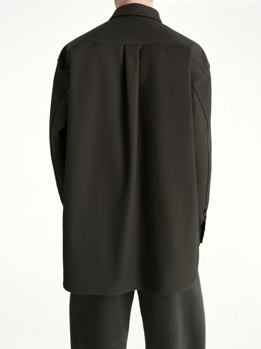 Utility Overshirt in Espresso