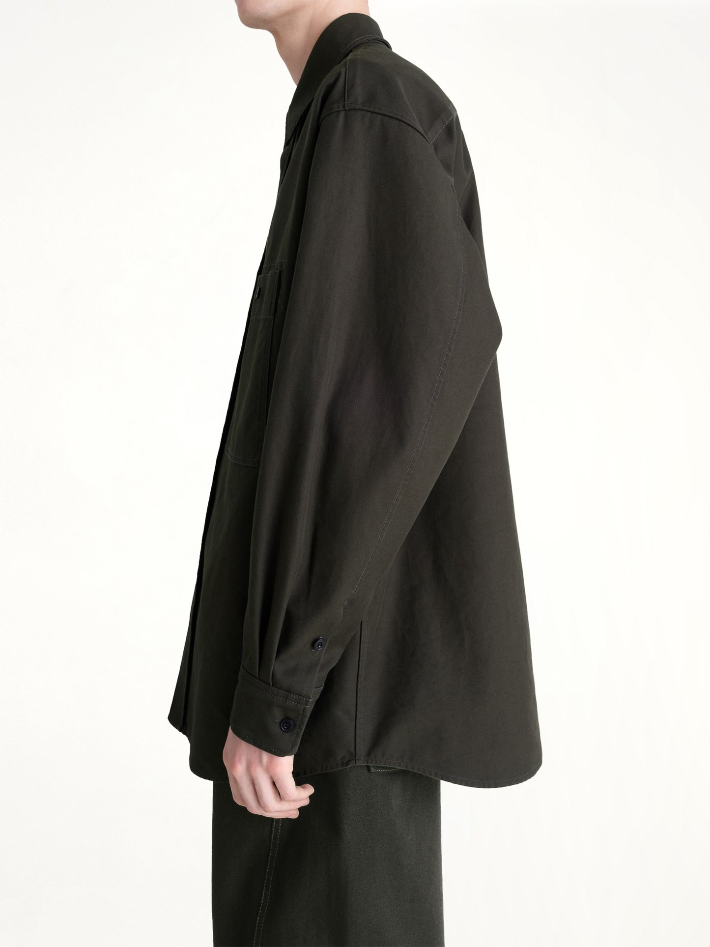 Utility Overshirt in Espresso