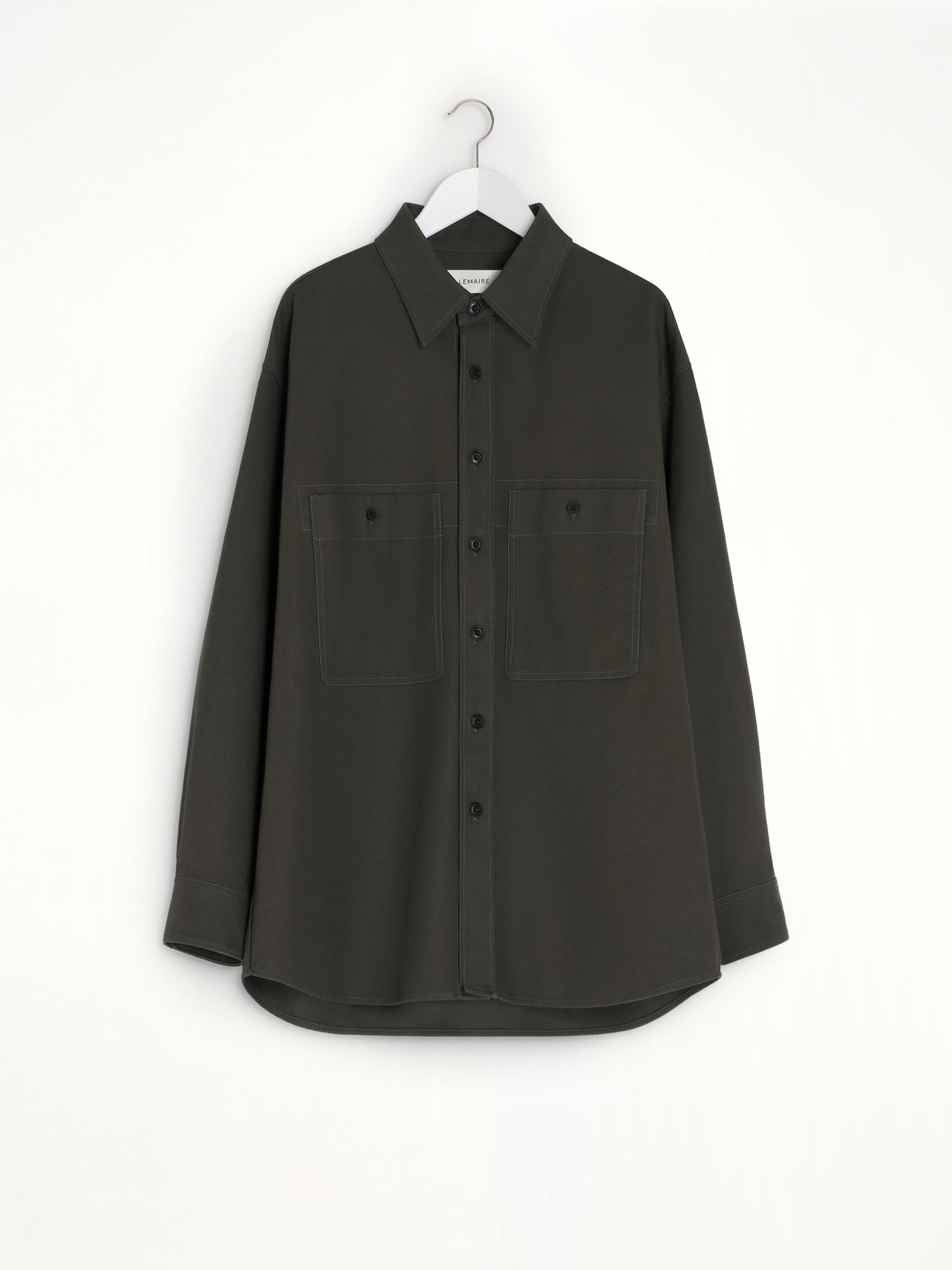 Utility Overshirt in Espresso