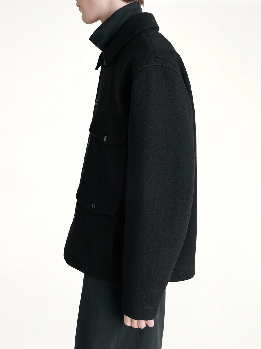 Utility Jacket in Black