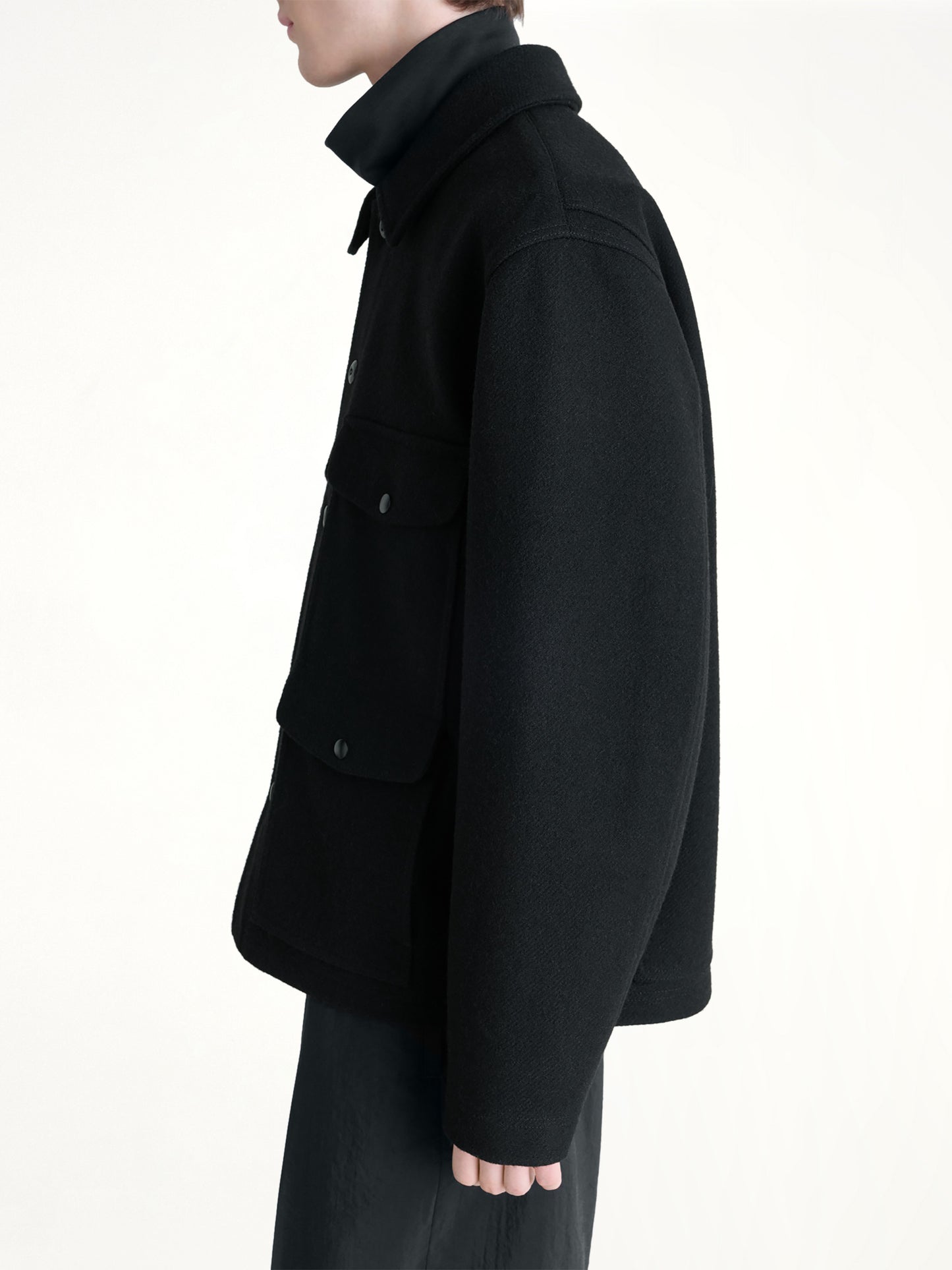 Utility Jacket in Black