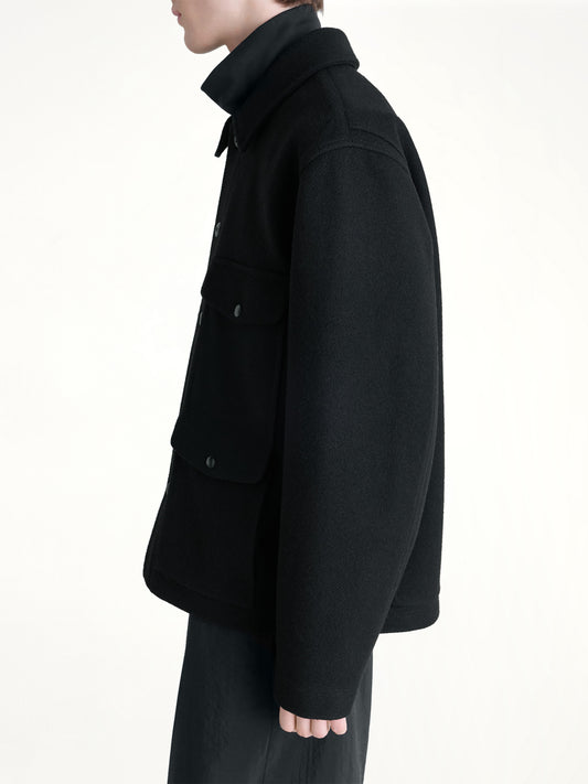 Utility Jacket in Black