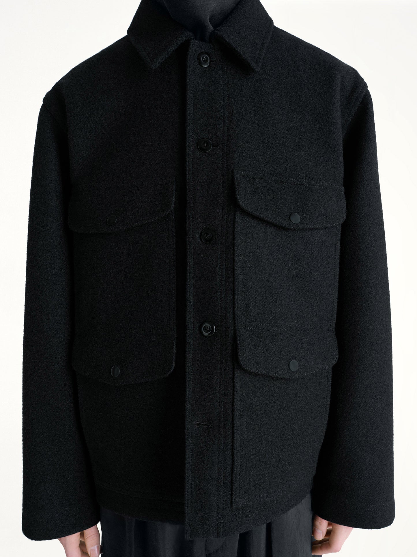 Utility Jacket in Black