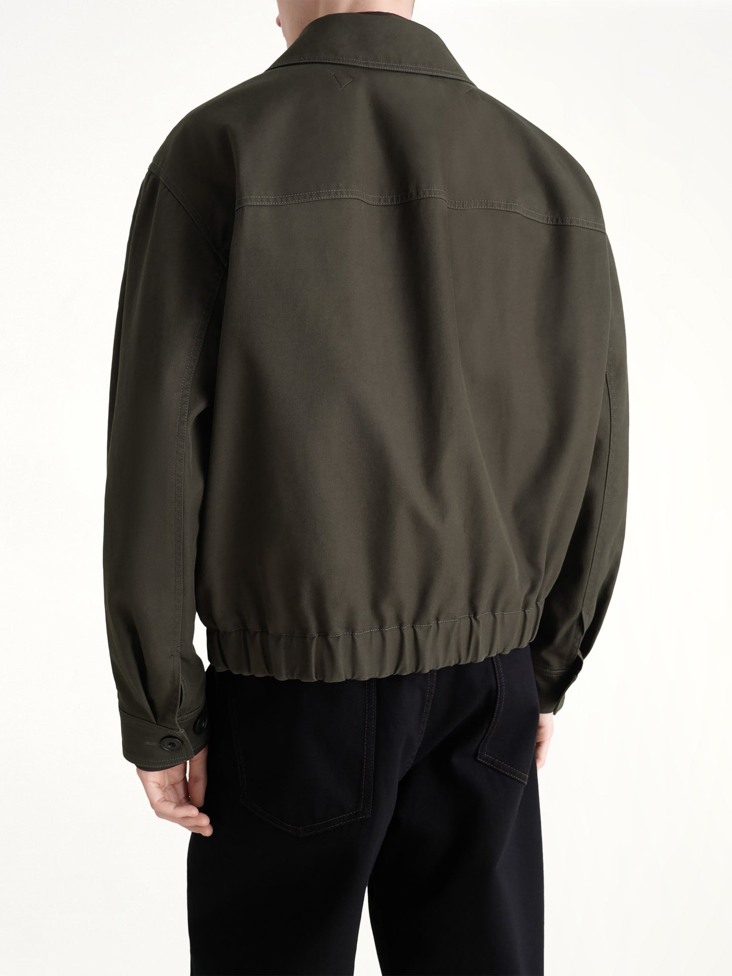 Boxy Blouson in Espresso