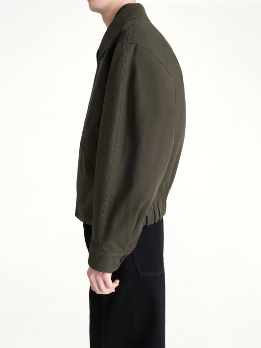 Boxy Blouson in Espresso