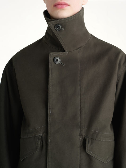 Boxy Blouson in Espresso