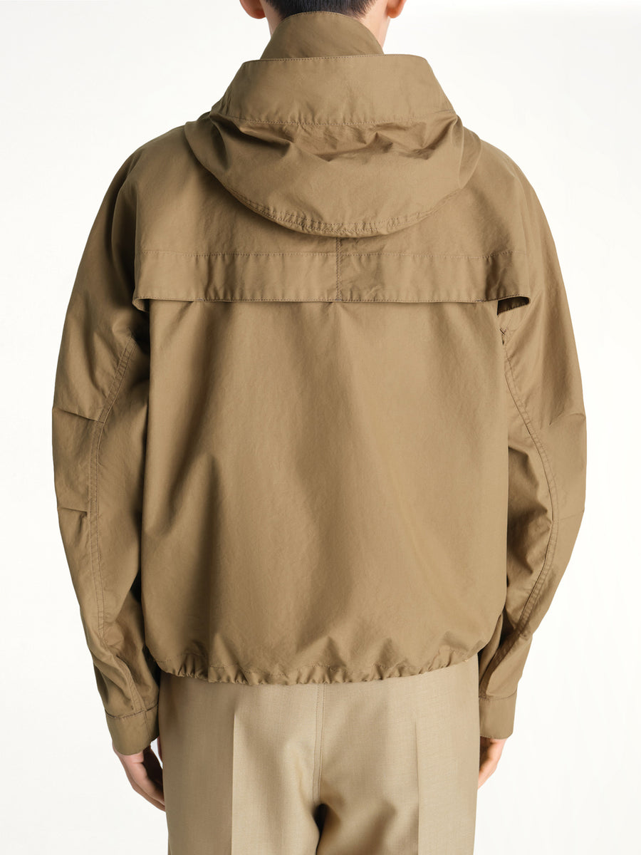 Short Rain Parka in Khaki