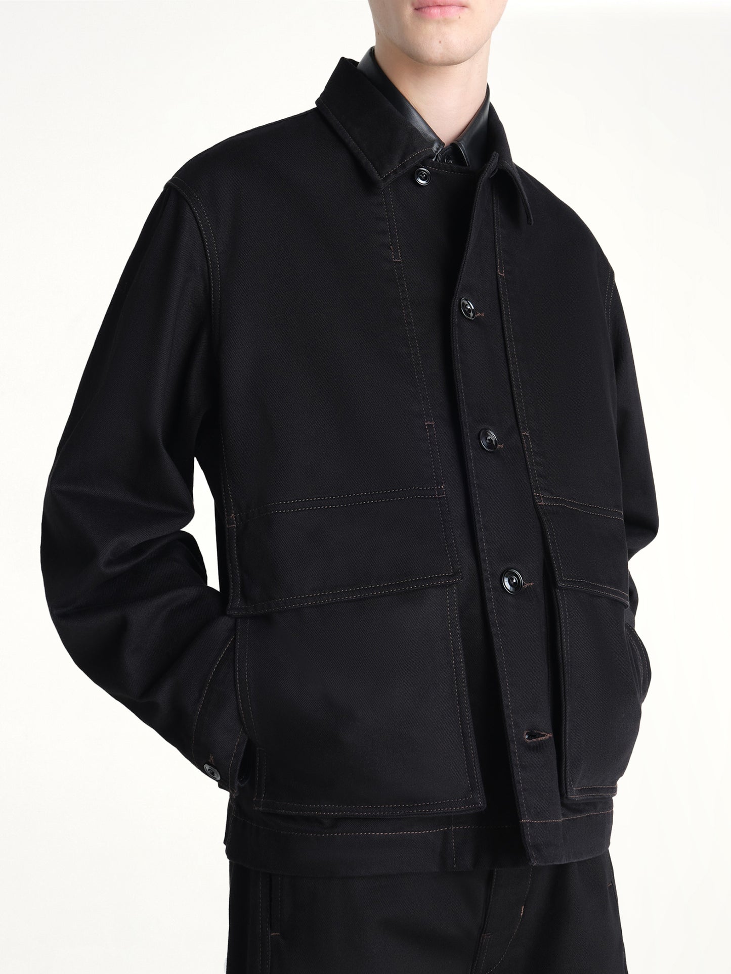 Boxy Jacket in Black