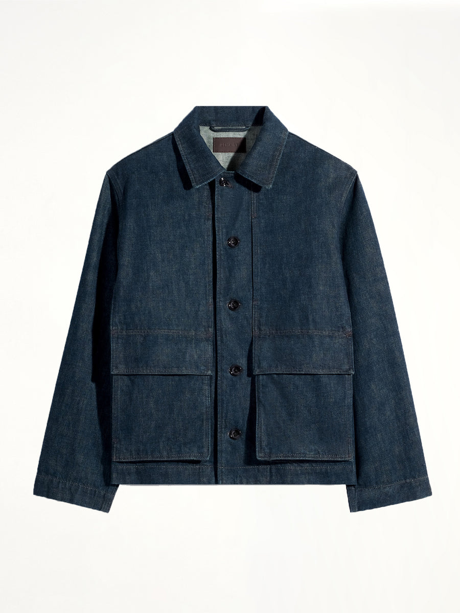 Boxy Jacket in Denim Indigo