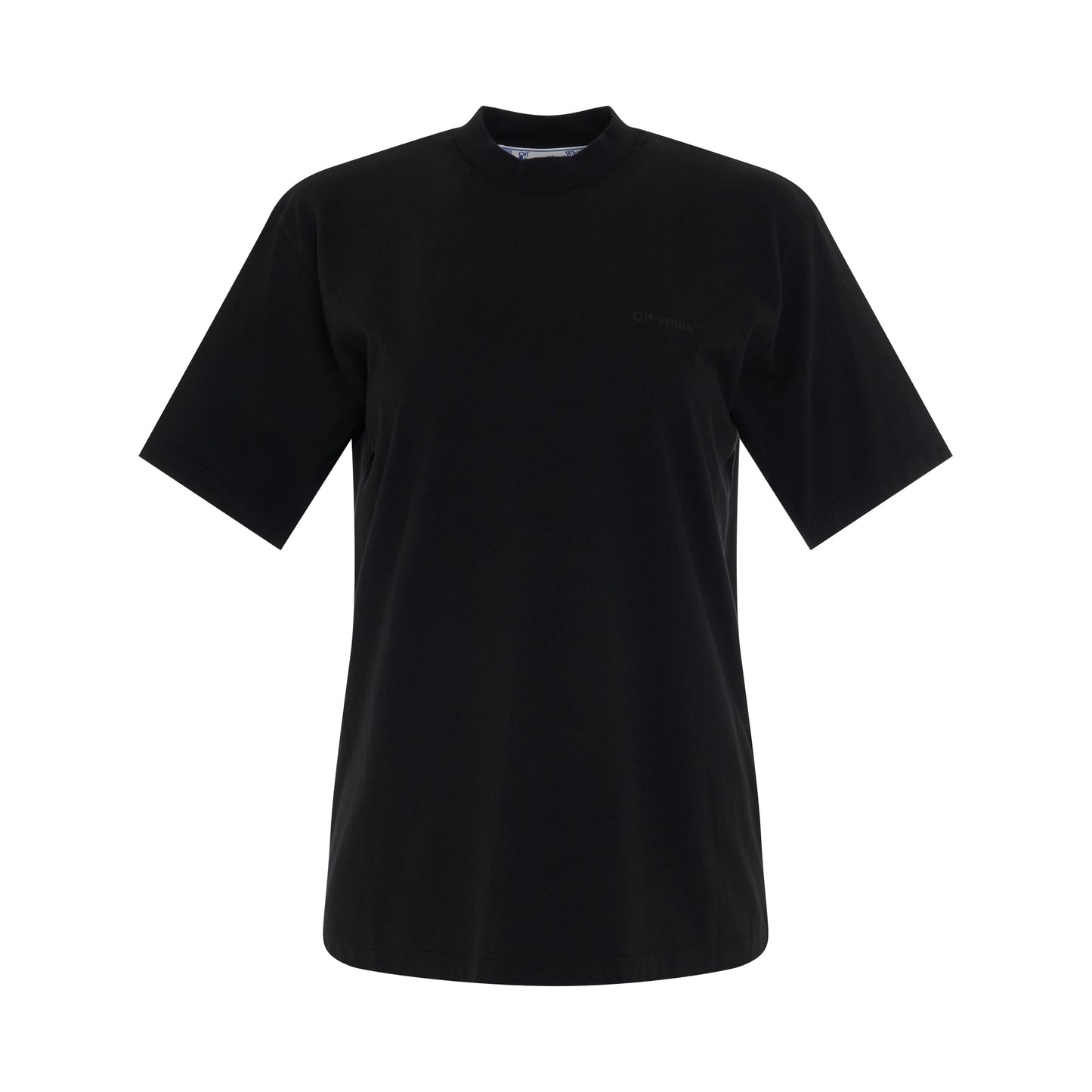 Diagonal Regular Fit T-Shirt in Black