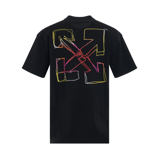 Kids Arrows Casual T-Shirt in Black/Multicolour