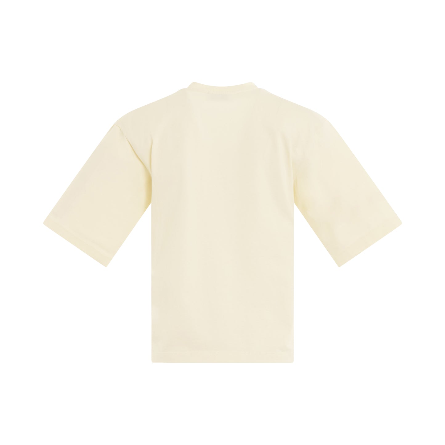 Big Logo Basic T-Shirt in Beige