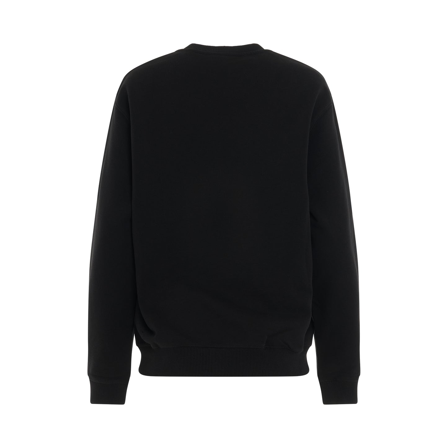 Bookish Regular Crewneck Sweatshirt in Black/White