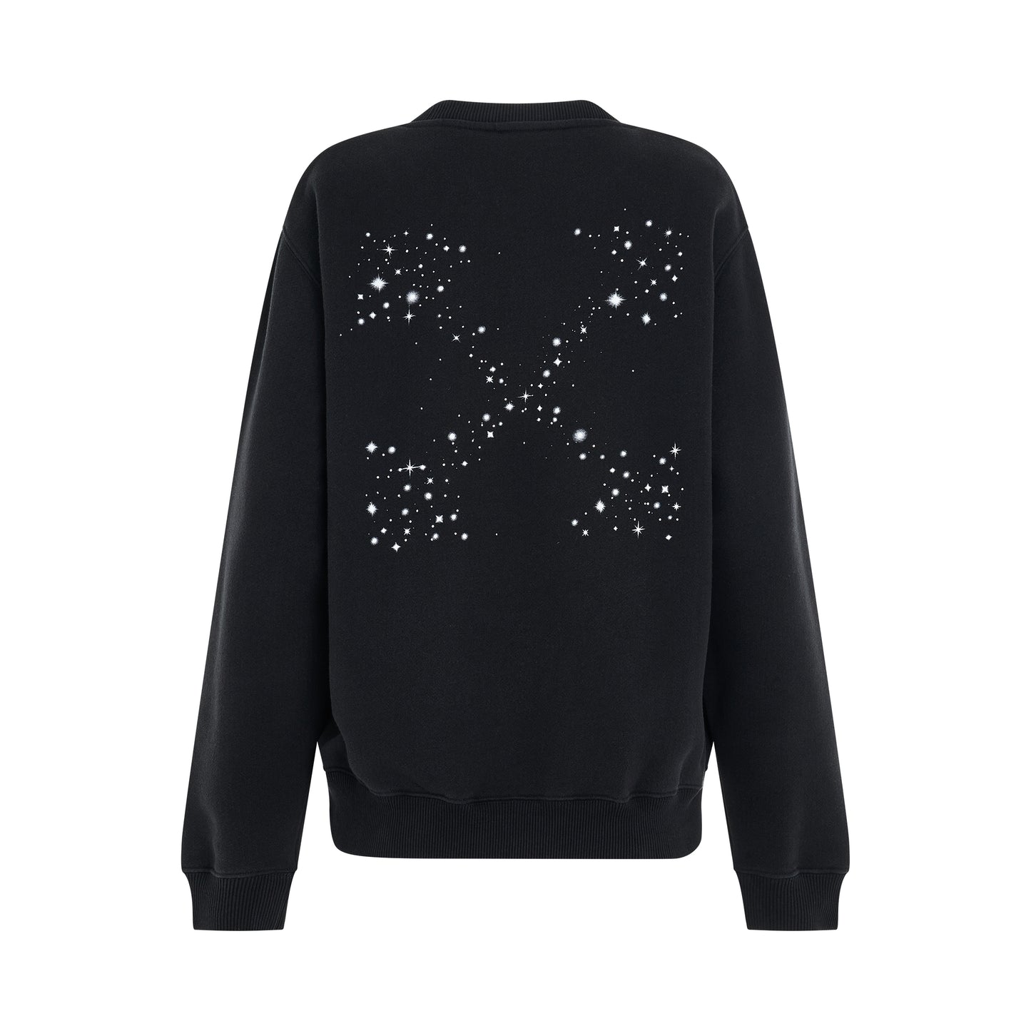 Bling Stars Arrow Sweatshirt in Black