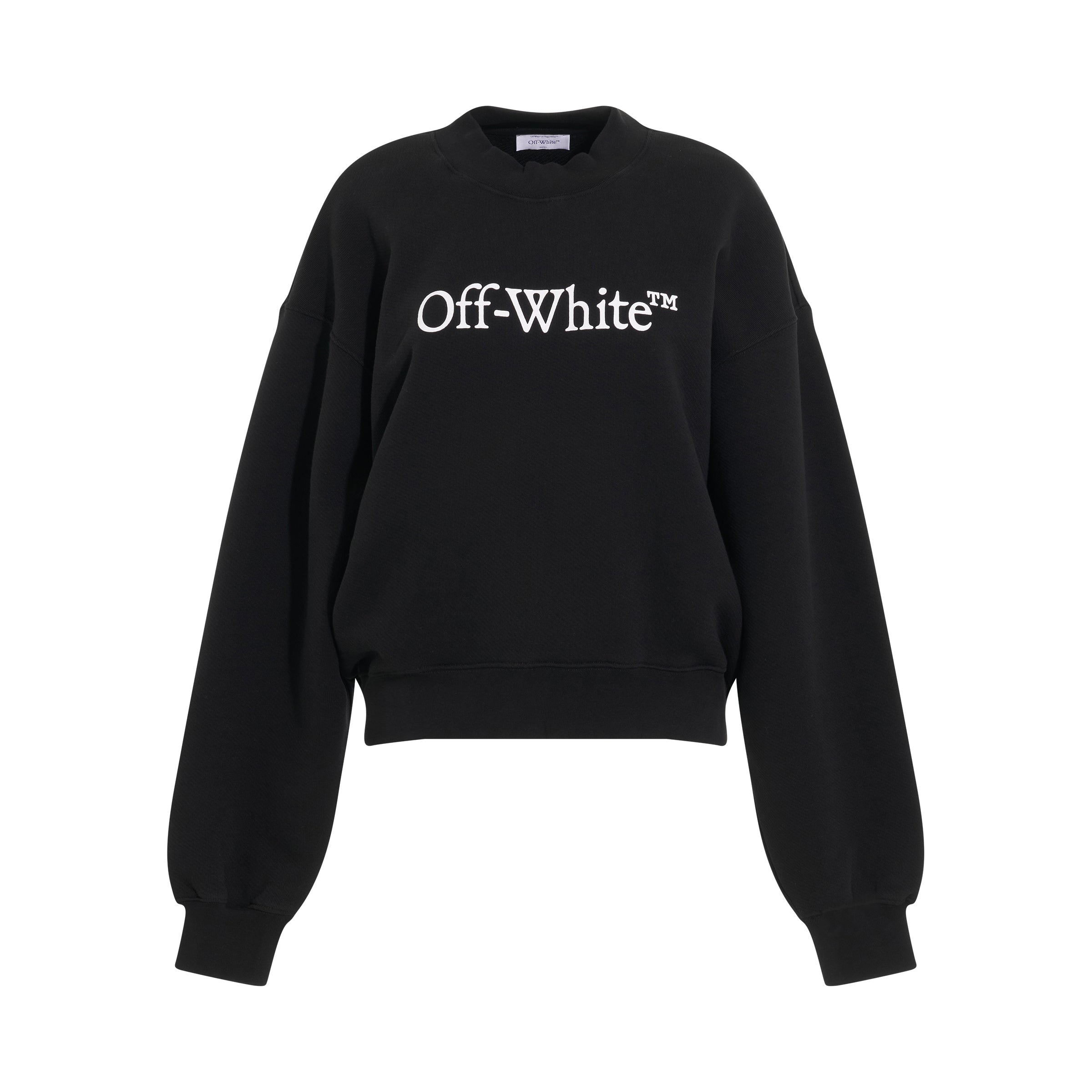 Big Logo Bookish Oversize Sweatshirt in Black