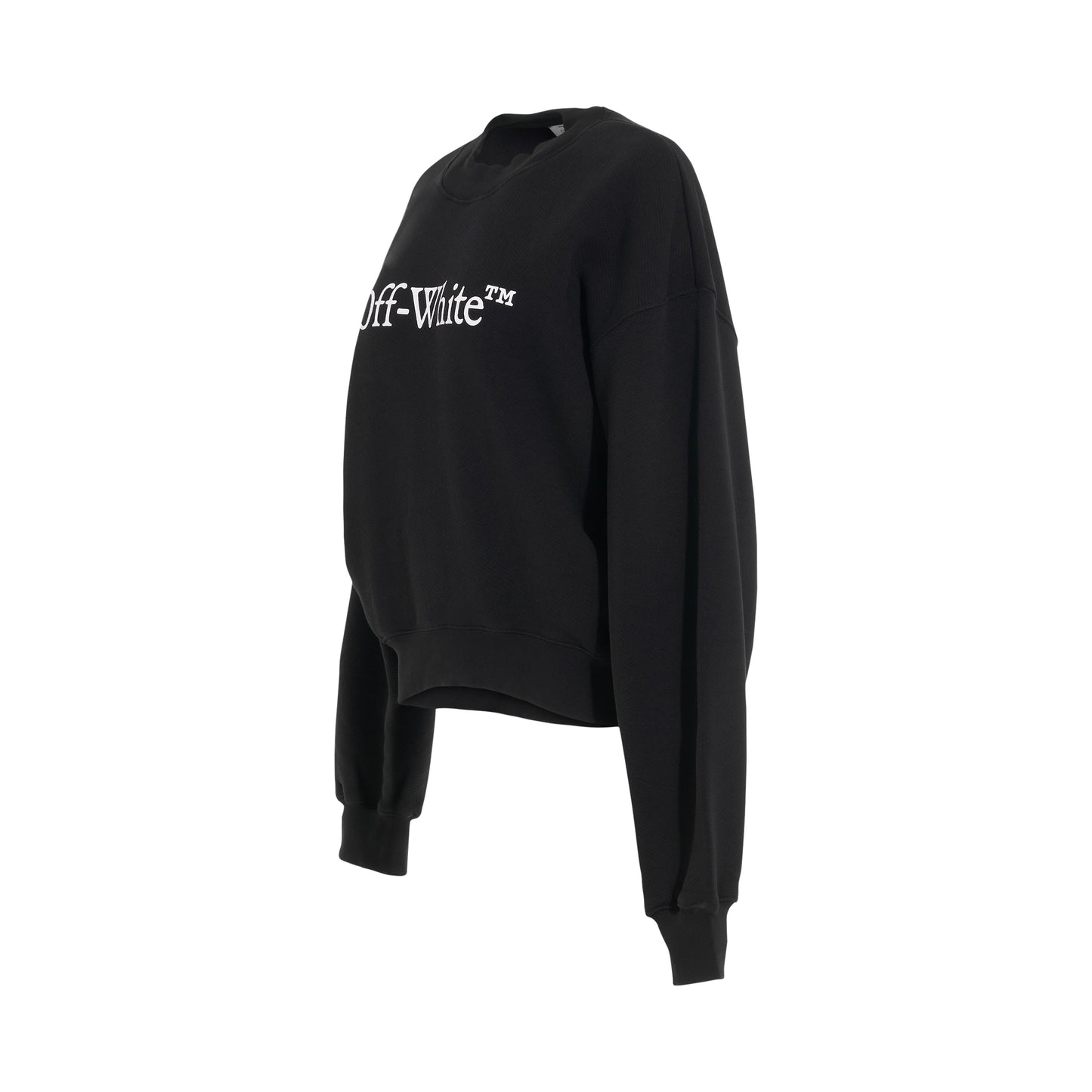 Big Logo Bookish Oversize Sweatshirt in Black