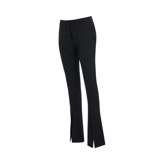 Tech Drill Basic Slim Fit Pant in Black