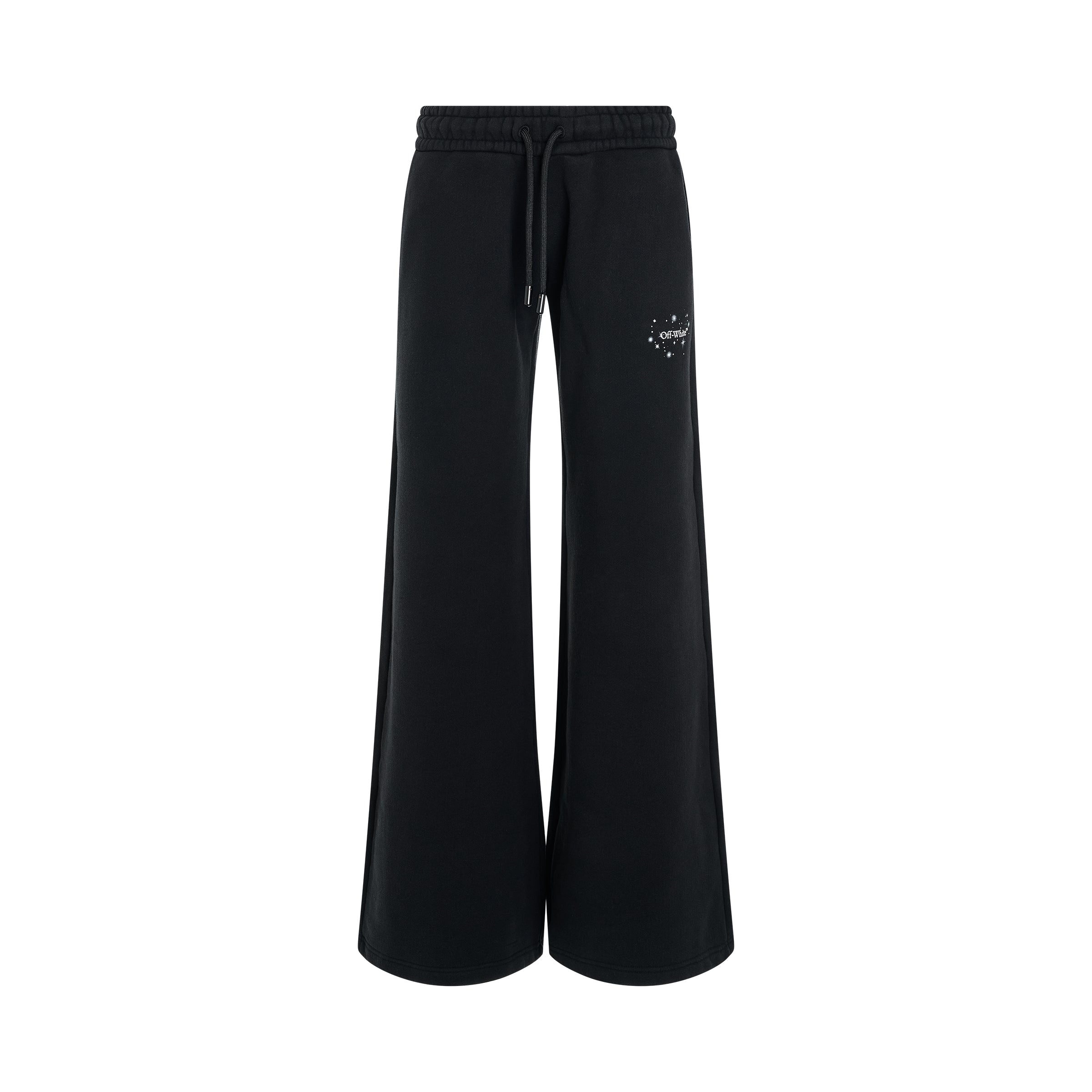 Bling Stars Arrow Sweatpant in Black