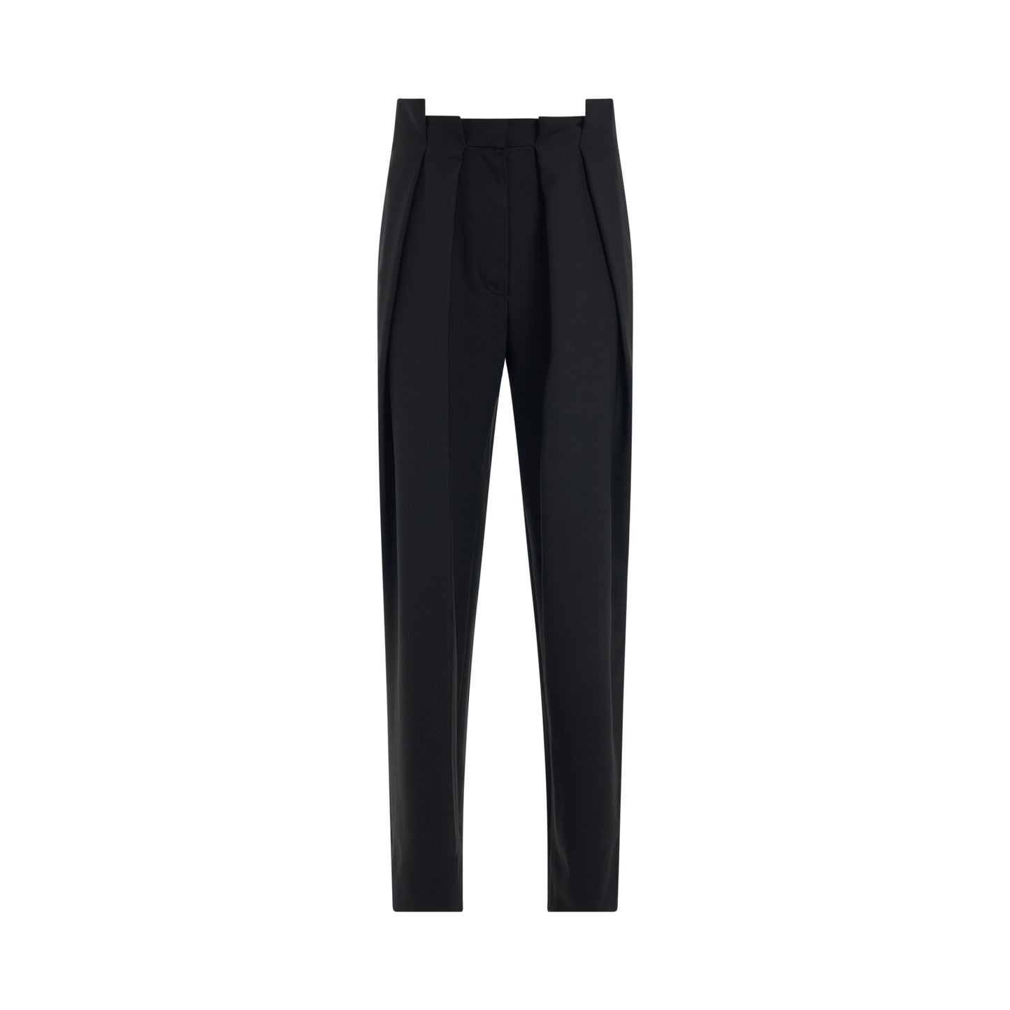 Ablohland Wool Paperbag Pants in Black