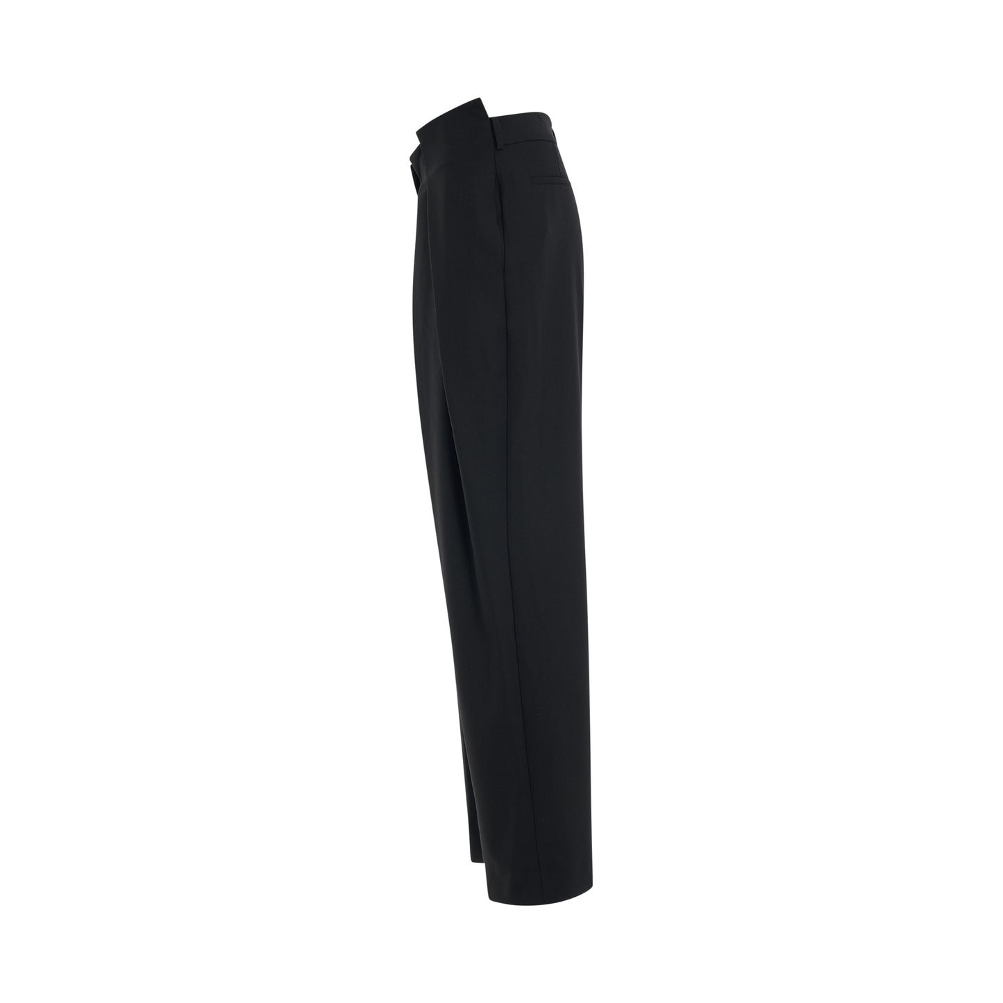 Ablohland Wool Paperbag Pants in Black