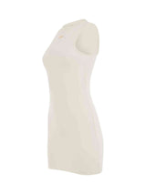 Sleek Rowing Dress in White