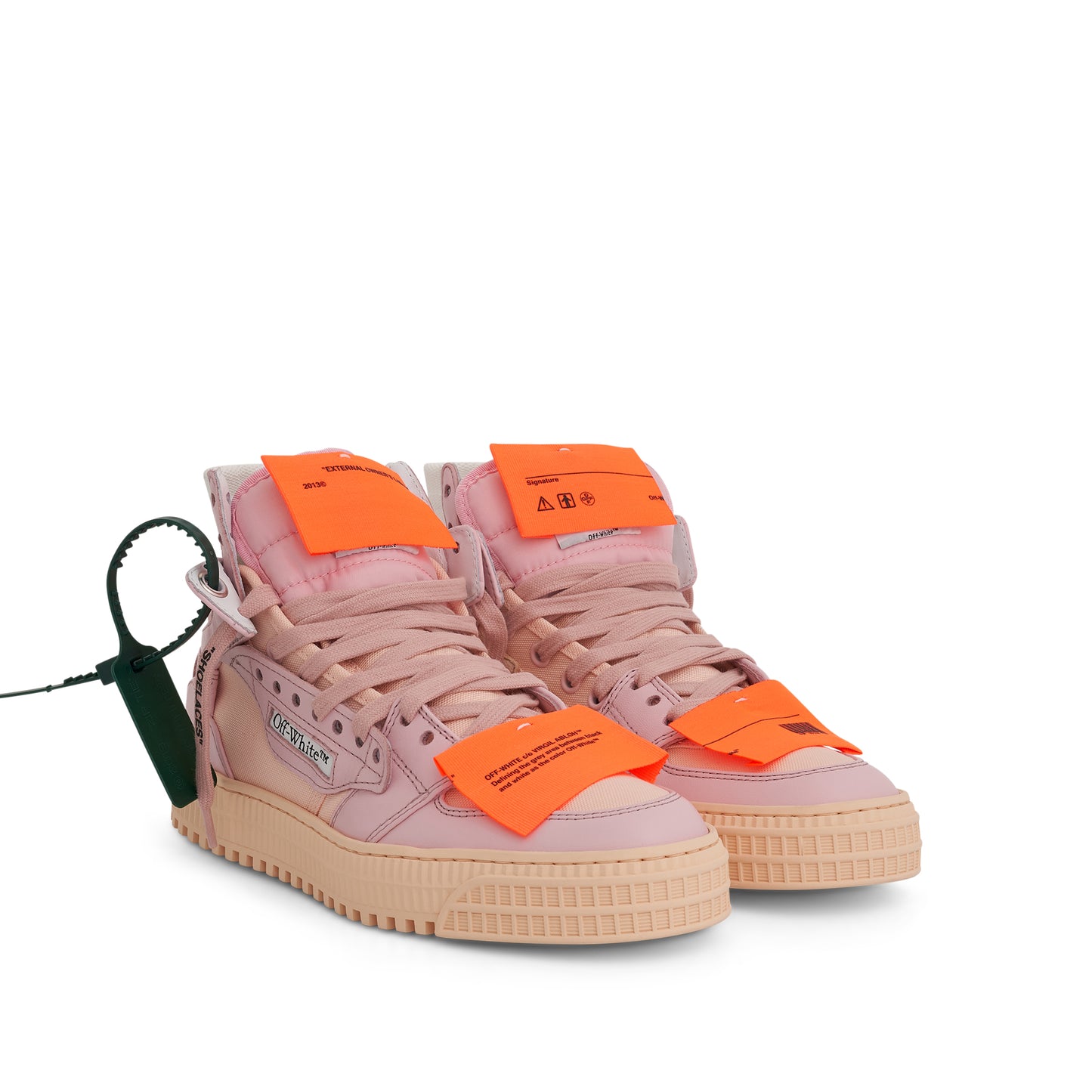 3.0 Off Court Leather Sneakers in Pink