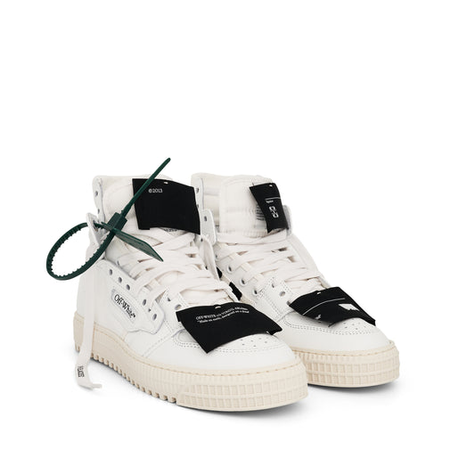 3.0 Court Calf Leather Sneakers In Colour White/Black