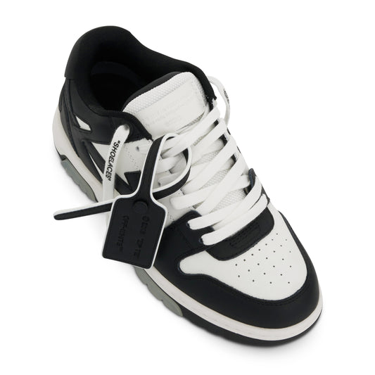 Out of Office Leather Sneakers in White/Black