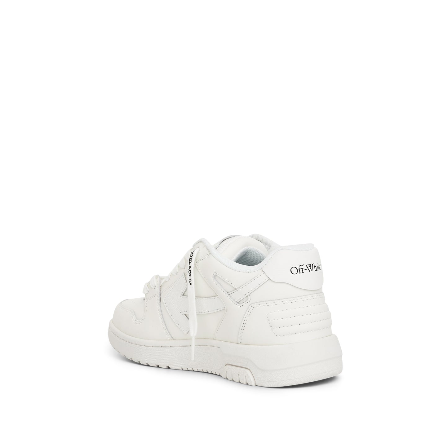 Out of Office "For WALKING" Leather Sneaker in White/Pink