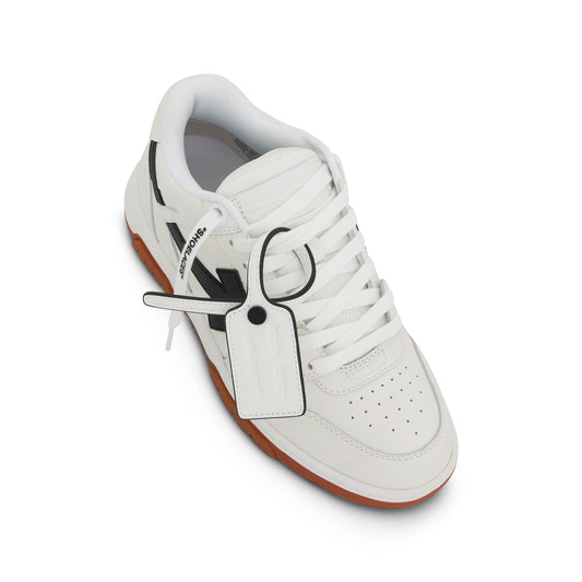 Out of Office Calf Leather Sneakers In Colour White/Black