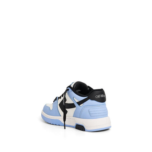 Out of Office Calf Leather Sneaker In Colour Light Blue