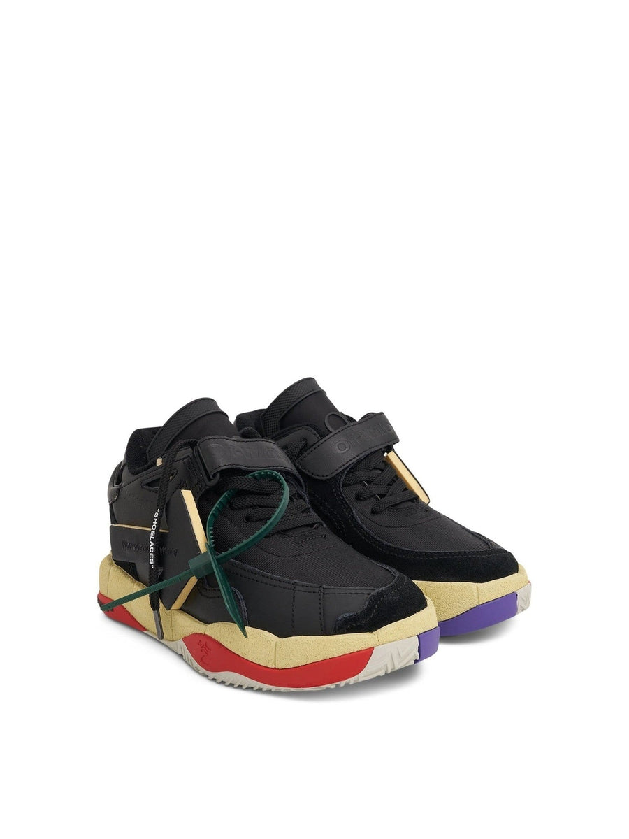 Low Puzzle Couture Sneaker in Black Front View | OFF-WHITE