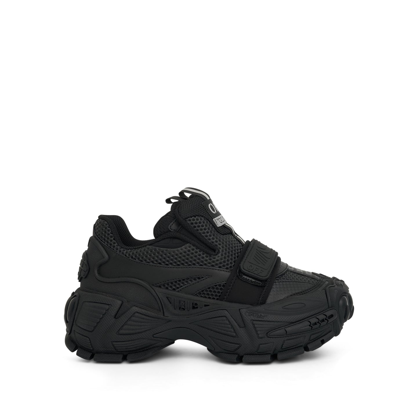 Glove Slip On Leather Sneaker in Black